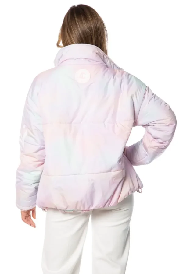 Juicy Couture Avalon Logo Sleeve Puffer>Kvinner Hettegensere Og Jakker