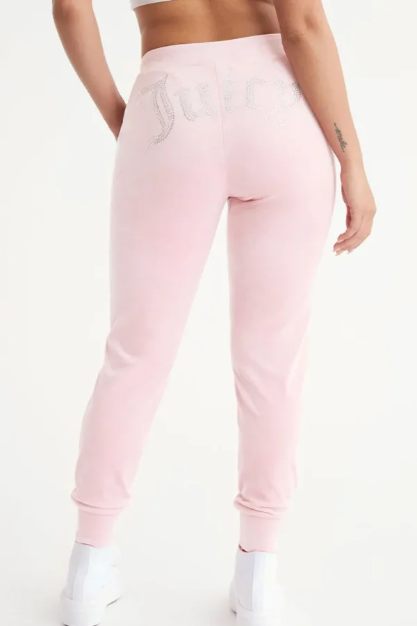 Juicy Couture Big Bling Velour Joggers>Kvinner Joggere