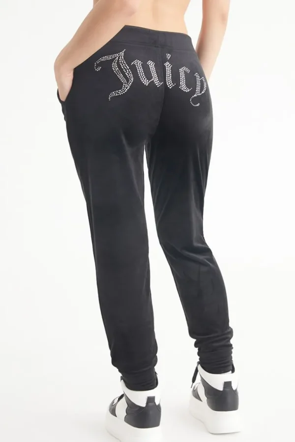 Juicy Couture Big Bling Velour Joggers>Kvinner Joggebukser