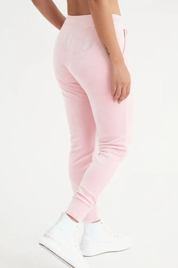 Juicy Couture Big Bling Velour Joggers>Kvinner Joggere