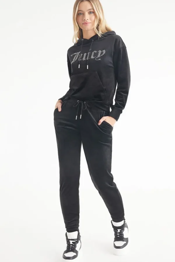 Juicy Couture Big Bling Velour Joggers>Kvinner Joggebukser