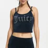 Juicy Couture Big Bling Velour Tank Top>Kvinner T-Skjørter Og Topper