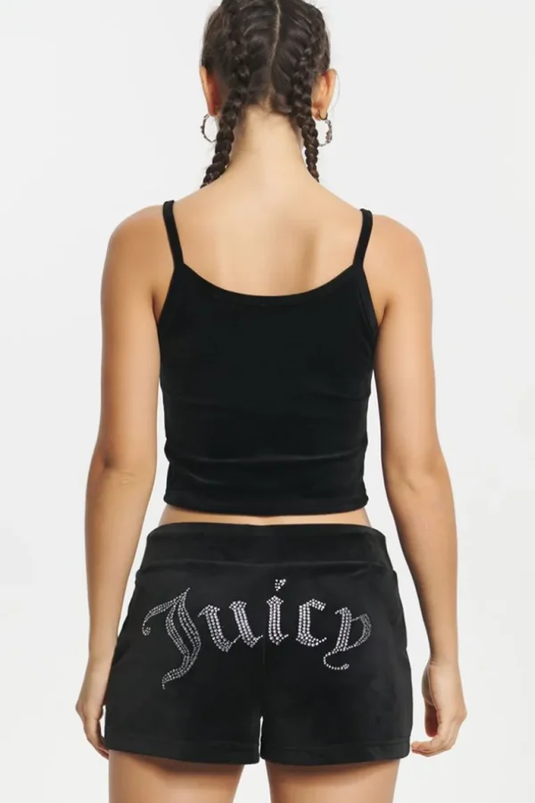 Juicy Couture Big Bling Velour Tank Top>Kvinner T-Skjørter Og Topper