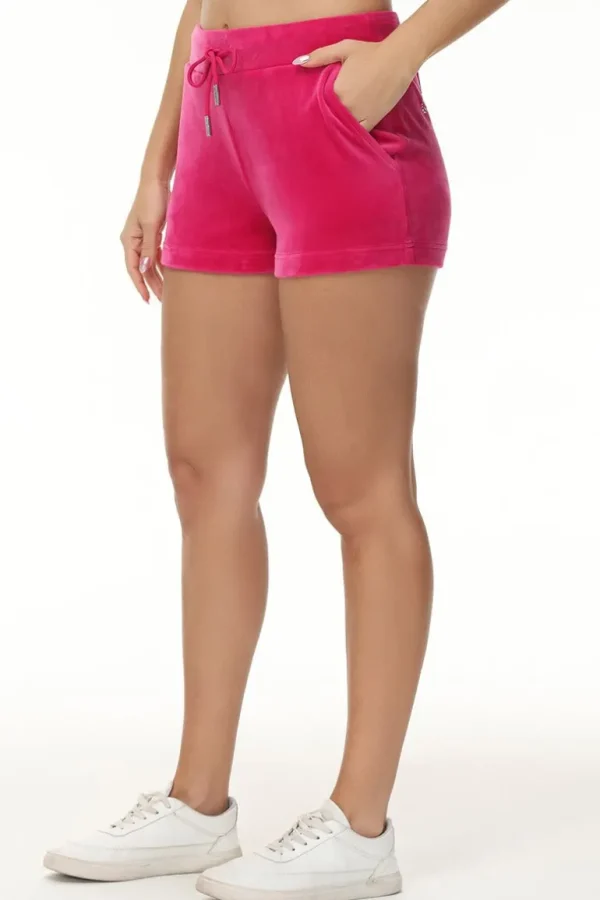 Juicy Couture Big Bling Velour Track Shorts>Kvinner Shorts