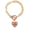 Juicy Couture Bling Hjerte Anheng Sjarm Armbånd> Armbånd