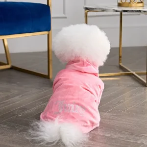 Juicy Couture Bling Velour Pet-Hettegenser> Kjæledyrklær