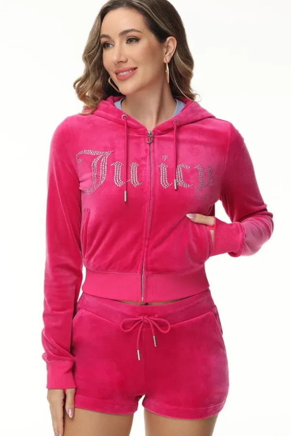 Juicy Couture Bling-Hettegenser Foran>Kvinner Hettegensere Og Jakker