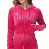 Juicy Couture Bling-Hettegenser Foran>Kvinner Spor Topper