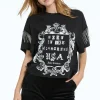 Juicy Couture Born In The Glamorous Usa Tee>Kvinner T-Skjørter Og Topper