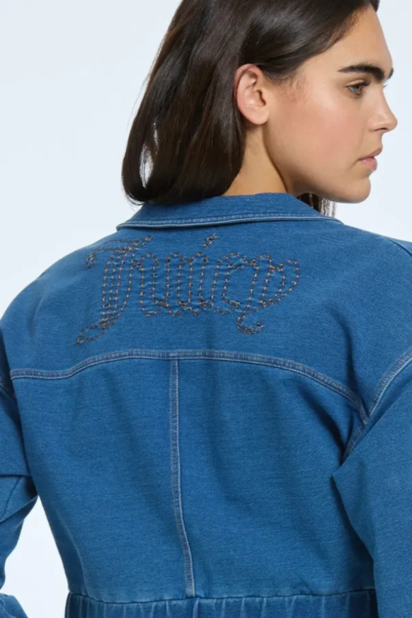 Juicy Couture Brodert Strikket Dongerijakke>Kvinner Hettegensere Og Jakker