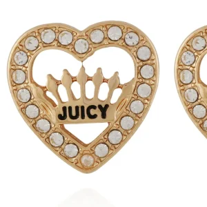 Juicy Couture Crown Heart Stud Øredobber> Øredobber