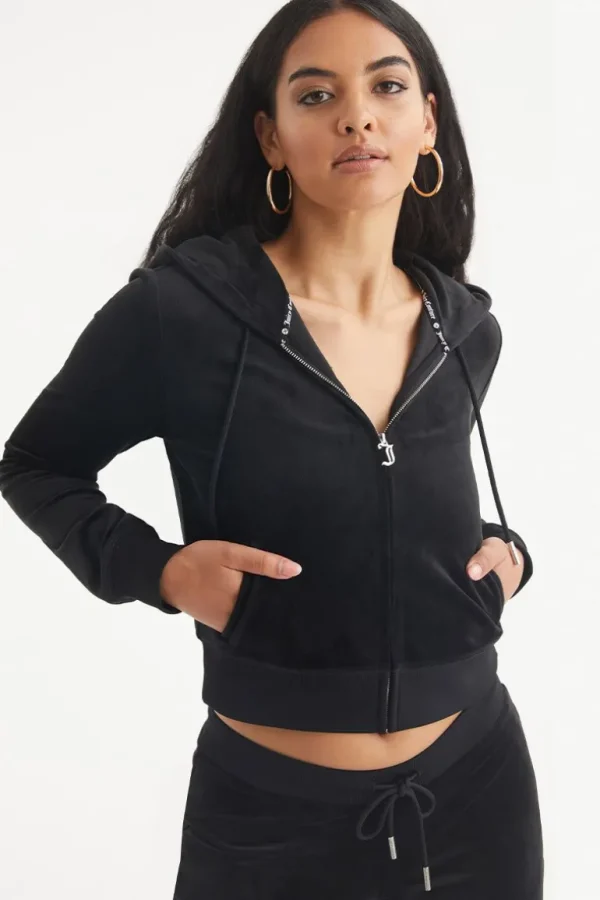 Juicy Couture Fiskene Big Bling Velour Hettegenser>Kvinner Hettegensere Og Jakker