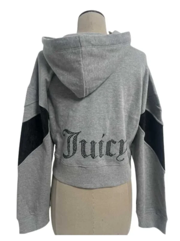 Juicy Couture Hettegenser I Fleece Med Paljetter—Rejuiced>Kvinner Hettegensere Og Jakker