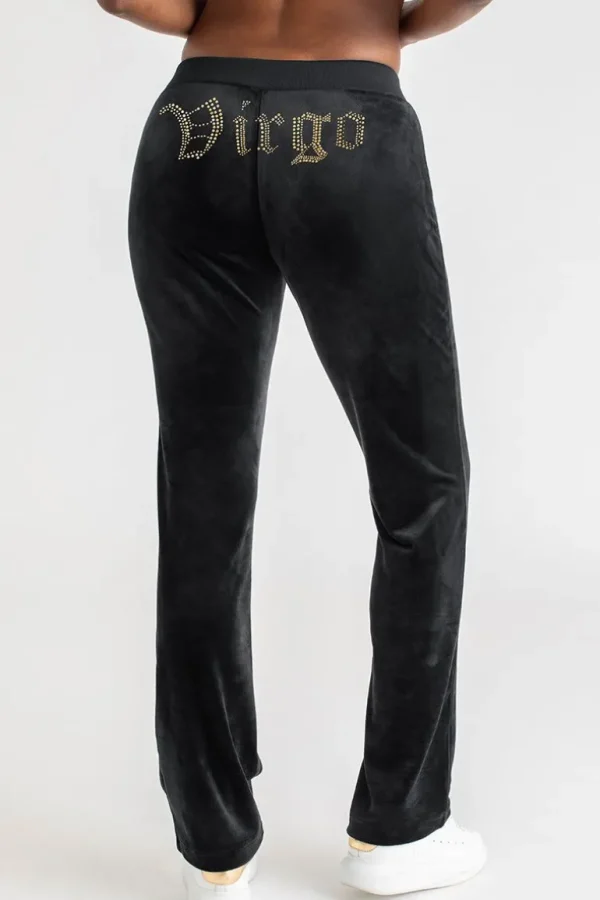 Juicy Couture Jomfruen Big Bling Velour Treningsbukser>Kvinner Joggebukser