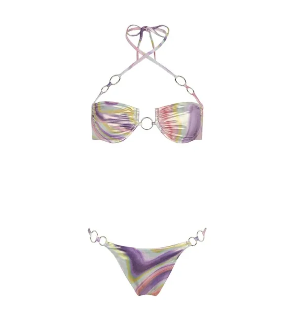 Juicy Couture Kenya Tie Dye Metallisk Topp>Kvinner Svømmeoverdeler