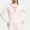 Juicy Couture Klassisk Hettegenser I Velour I Bomull>Kvinner Spor Topper