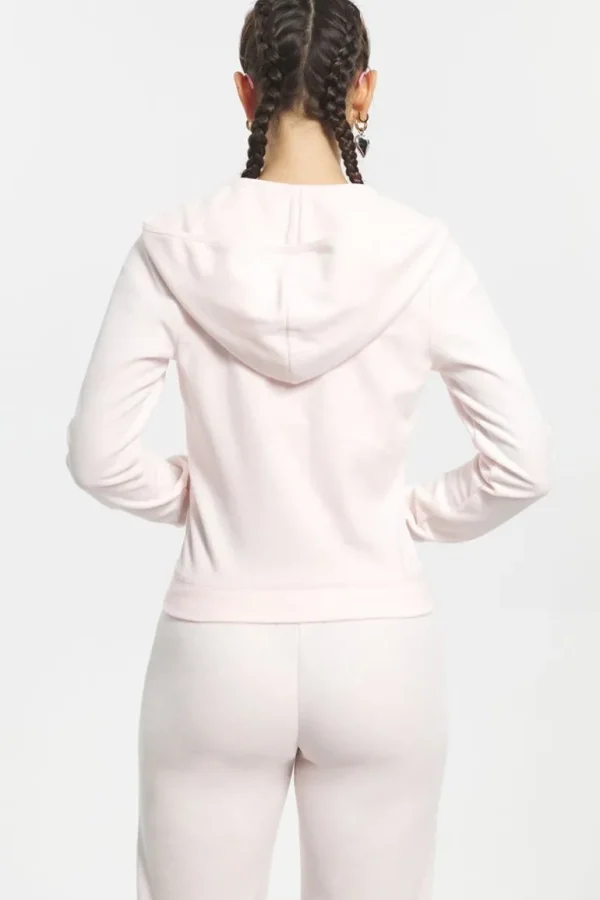 Juicy Couture Klassisk Hettegenser I Velour I Bomull>Kvinner Spor Topper