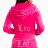 Juicy Couture Leo Big Bling Hettegenser I Velour>Kvinner Hettegensere Og Jakker