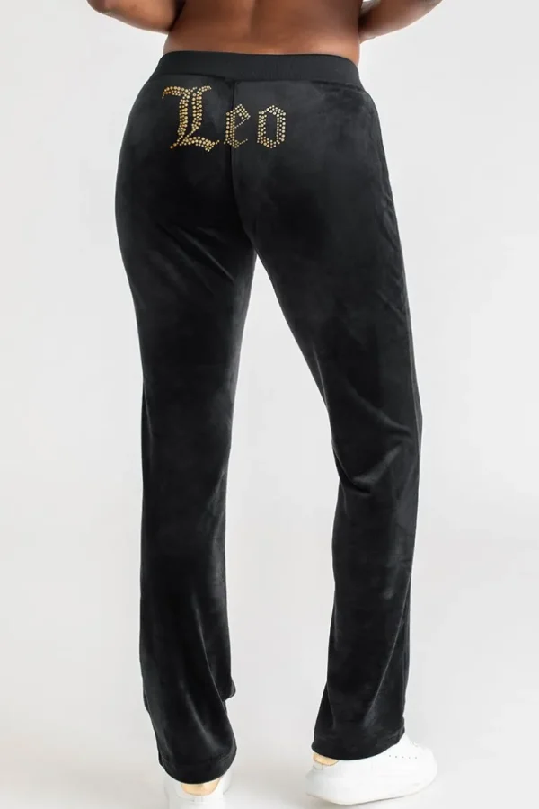 Juicy Couture Leo Big Bling Velour Treningsbukser>Kvinner Joggebukser