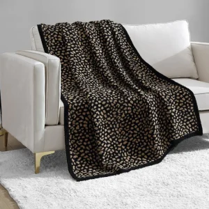 Juicy Couture Leopard-Trykkteppe> Kaste Tepper