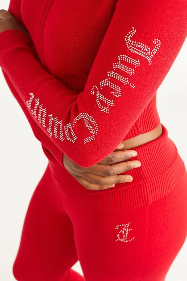 Juicy Couture Liten Bling Knit Cropped Jakke>Kvinner Hettegensere Og Jakker