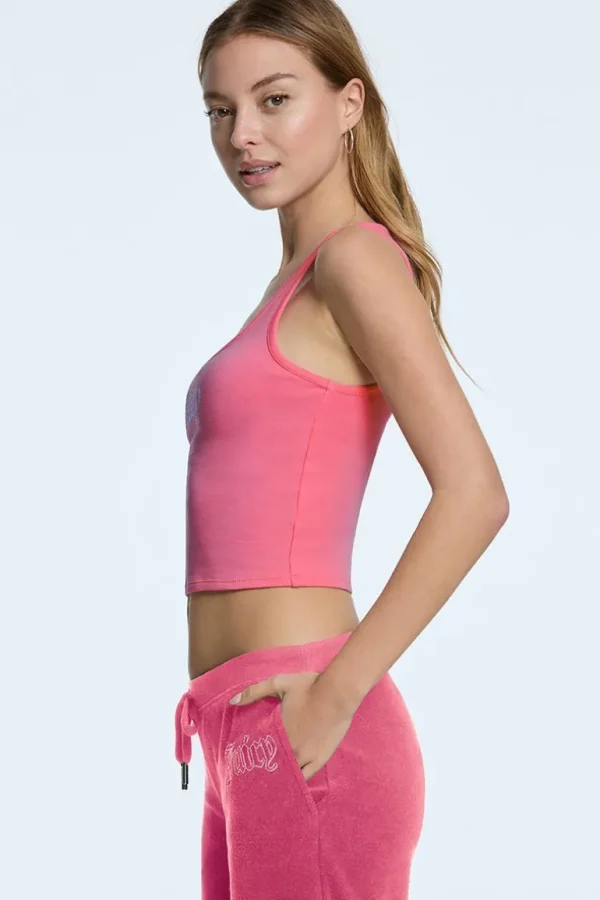 Juicy Couture Liten Bling Tank Top>Kvinner T-Skjørter Og Topper