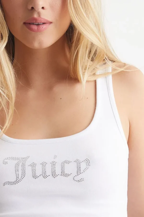 Juicy Couture Liten Bling Tank Top>Kvinner T-Skjørter Og Topper