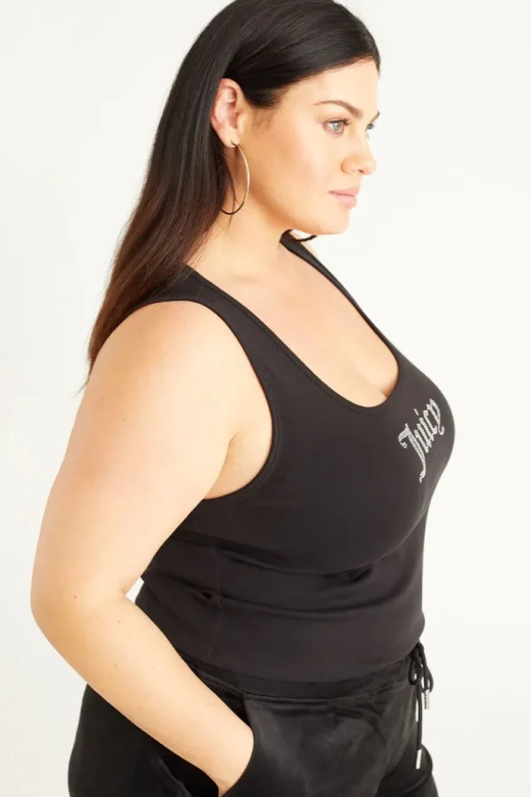 Juicy Couture Liten Bling Tank Top I Stor Storrelse>Kvinner Plus-Size