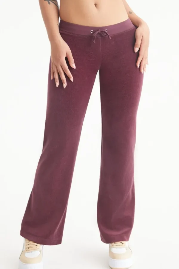 Juicy Couture Malibu Small Bling Cotton Velour Joggebukser>Kvinner Joggebukser