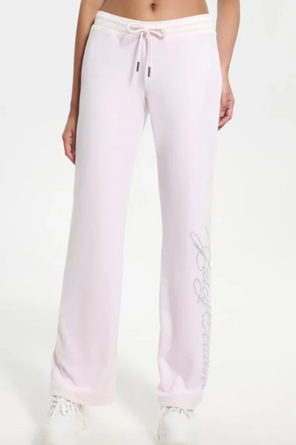 Juicy Couture Manus Bling Velour Treningsbukser>Kvinner Joggebukser