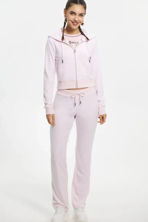 Juicy Couture Mixed Jewels Velour Treningsbukser>Kvinner Joggebukser