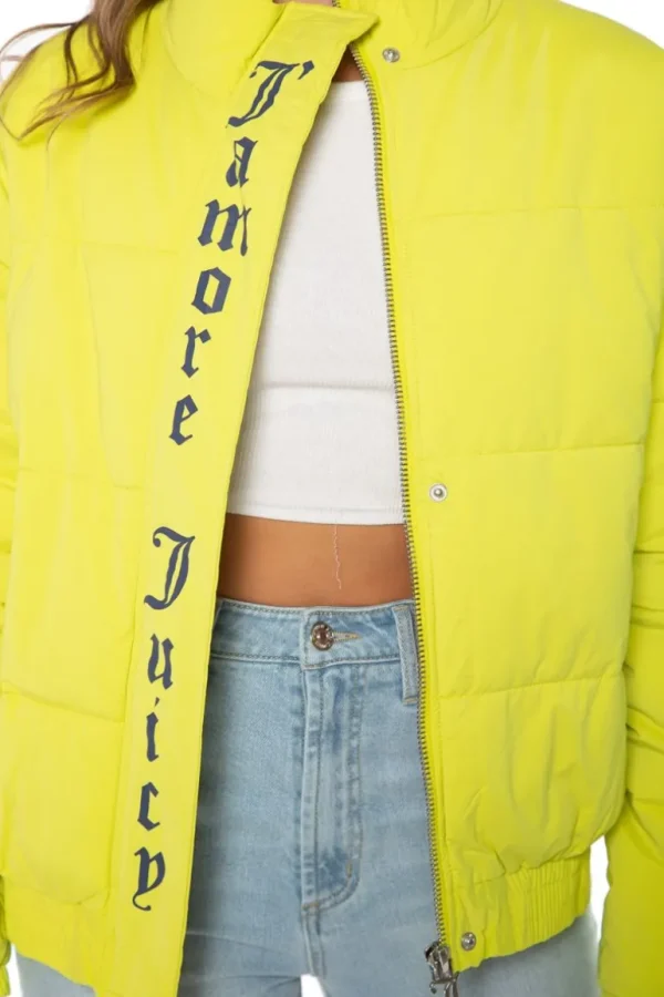 Juicy Couture Monogram Pufferjakke>Kvinner Hettegensere Og Jakker