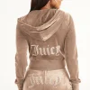 Juicy Couture Og Big Bling Hettegenser I Velour>Kvinner Hettegensere Og Jakker