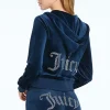 Juicy Couture Og Big Bling Hettegenser I Velour>Kvinner Spor Topper