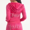 Juicy Couture Og Big Bling Hettegenser I Velour>Kvinner Spor Topper