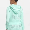 Juicy Couture Og Big Bling Hettegenser I Velour>Kvinner Spor Topper