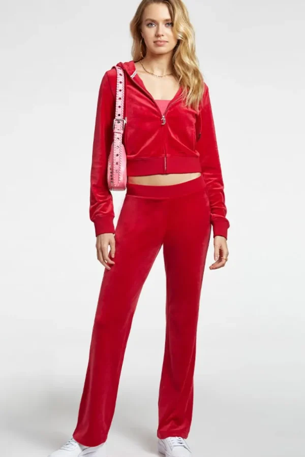 Juicy Couture Og Big Bling Hettegenser I Velour>Kvinner Hettegensere Og Jakker