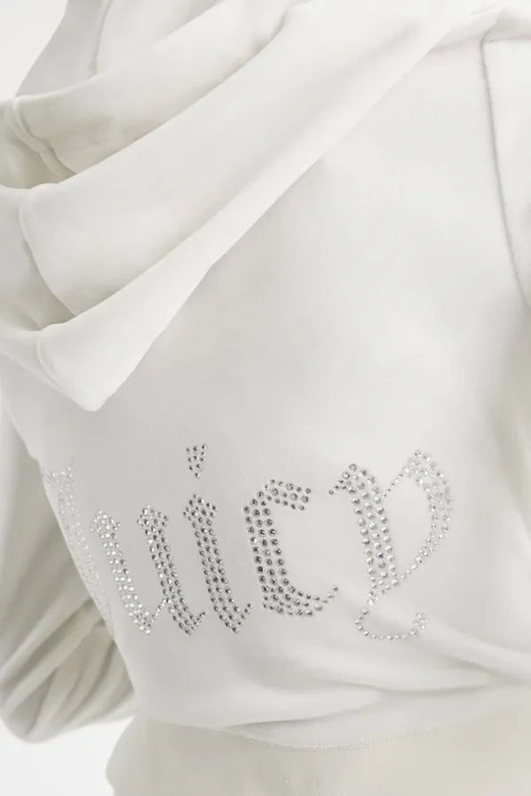 Juicy Couture Og Big Bling Hettegenser I Velour>Kvinner Hettegensere Og Jakker