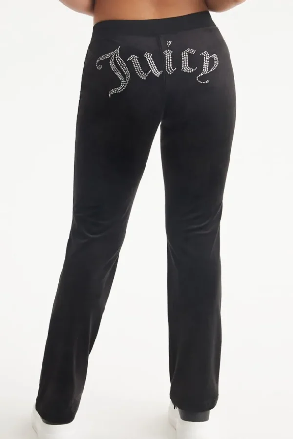 Juicy Couture Og Big Bling Velour Joggebukser —Rejuiced>Kvinner Joggebukser