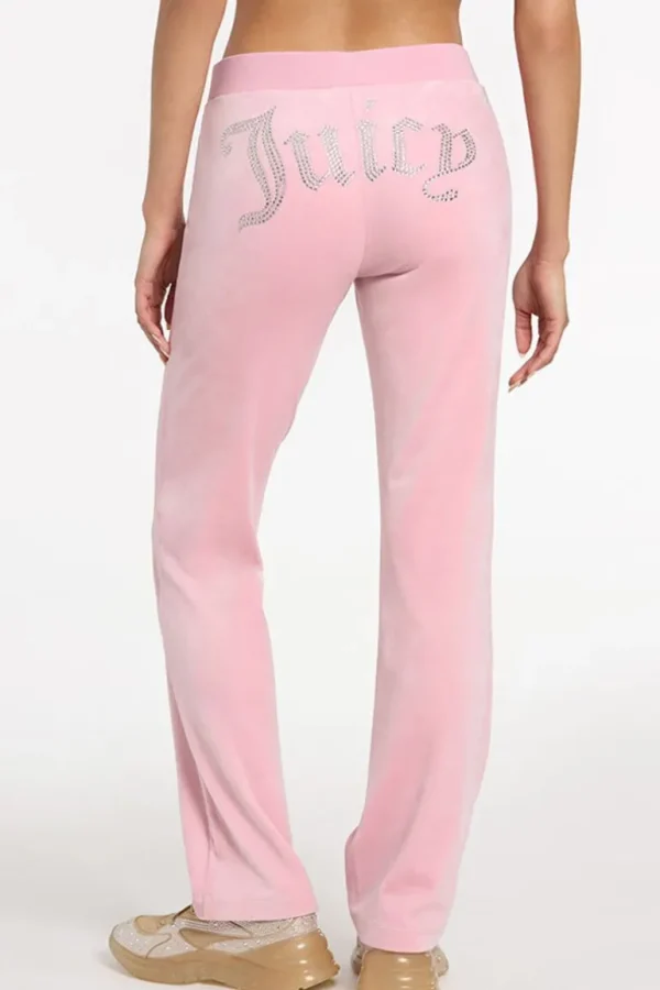 Juicy Couture Og Big Bling Velour Joggebukser —Rejuiced>Kvinner Joggebukser