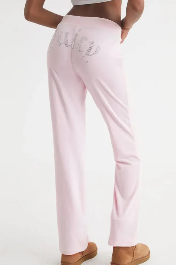 Juicy Couture Og Big Bling Velour Treningsbukser>Kvinner Joggebukser