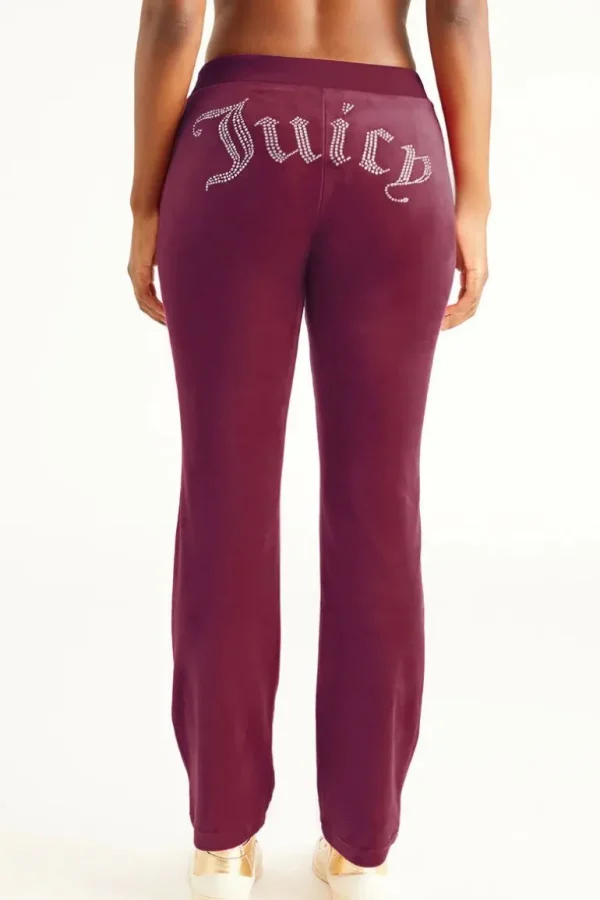 Juicy Couture Og Big Bling Velour Treningsbukser>Kvinner Joggebukser