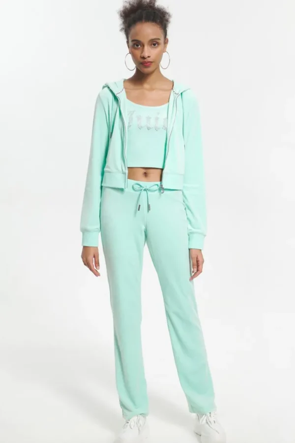 Juicy Couture Og Big Bling Velour Treningsbukser>Kvinner Joggebukser