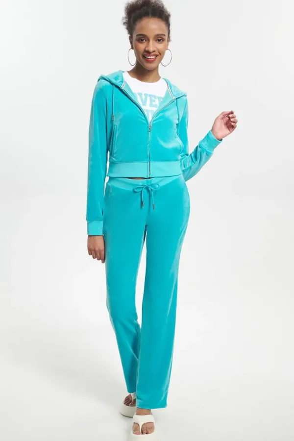 Juicy Couture Og Big Bling Velour Treningsbukser>Kvinner Joggebukser