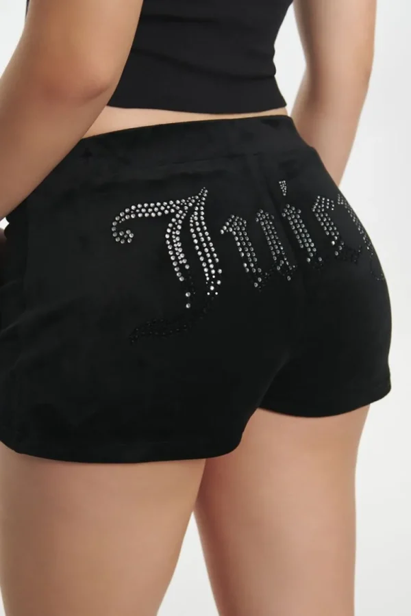 Juicy Couture Ombre Big Bling Booty Shorts>Kvinner Shorts