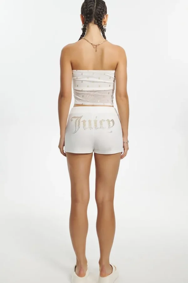 Juicy Couture Ombre Big Bling Booty Shorts>Kvinner Shorts