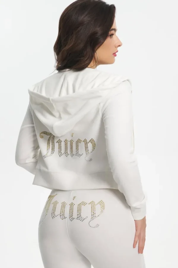 Juicy Couture Ombre Big Bling Hettegenser I Velour>Kvinner Hettegensere Og Jakker