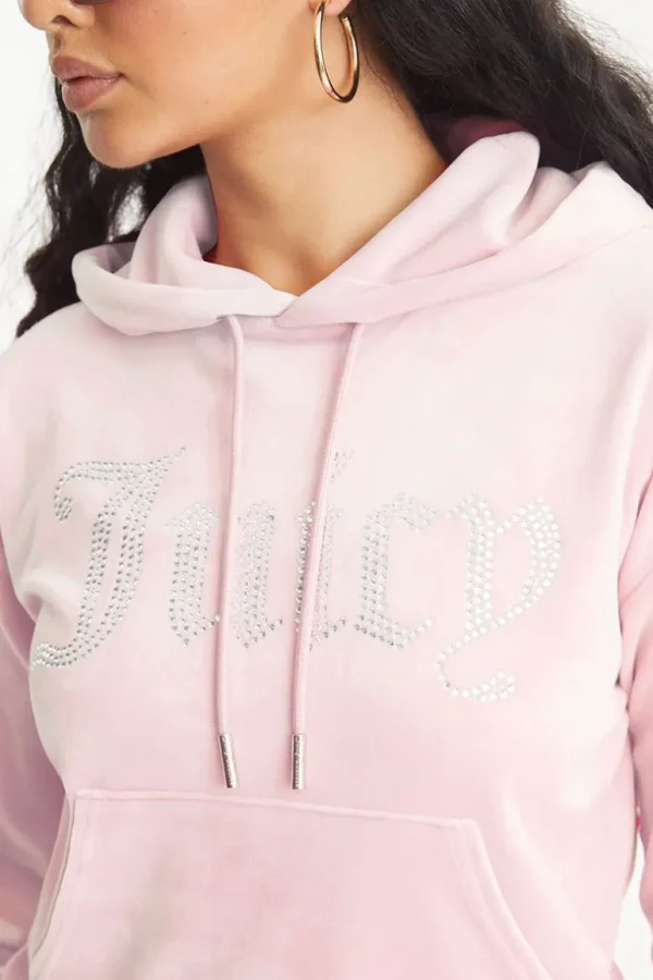 Juicy Couture Oversized Big Bling Velour Hettegenser>Kvinner Spor Topper