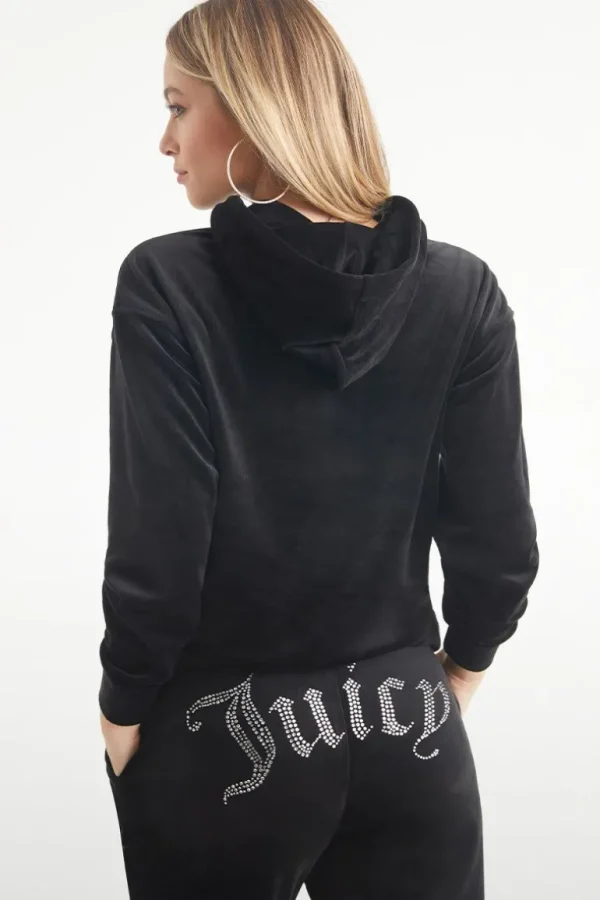 Juicy Couture Oversized Big Bling Velour Hettegenser>Kvinner Hettegensere Og Jakker