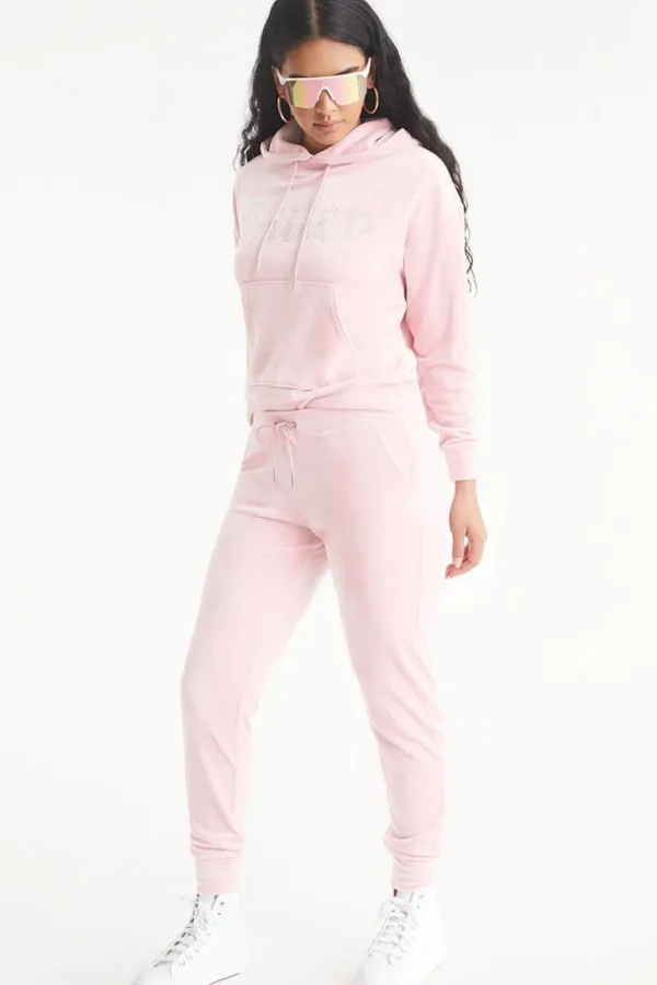 Juicy Couture Oversized Big Bling Velour Hettegenser>Kvinner Spor Topper